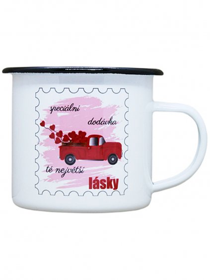 Plecháček s potiskem zamilovaný dopis
