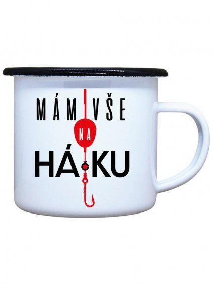 Plecháček s potiskem Mám vše na háčku