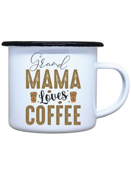 plecháček bílý grand mama coffee