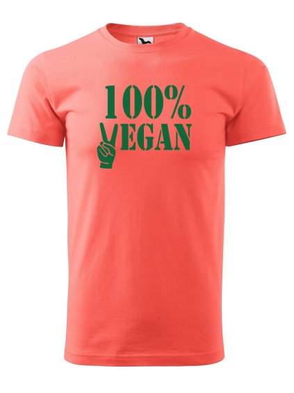 Pánské tričko s potiskem 100% vegan