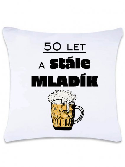 bílá polštář 50 a stále mladík