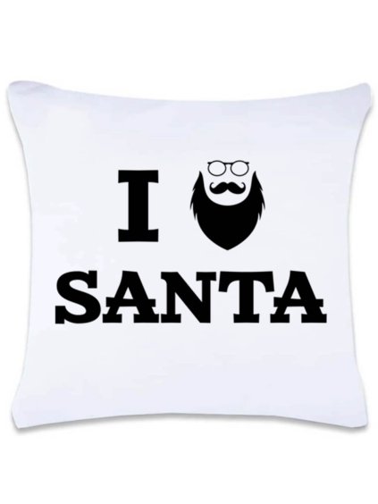 polštářek I love santa