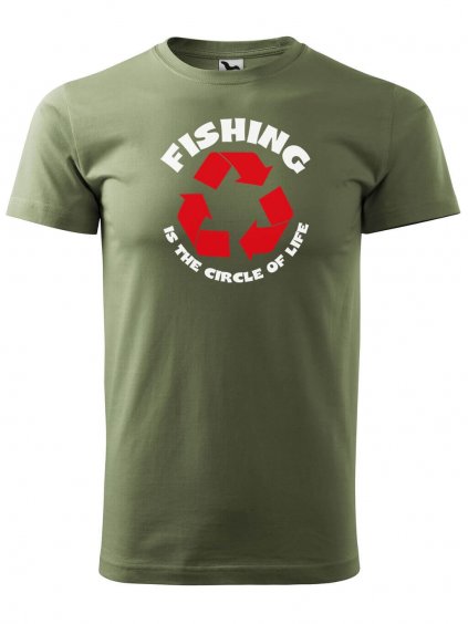 Pánské tričko s potiskem Fishing