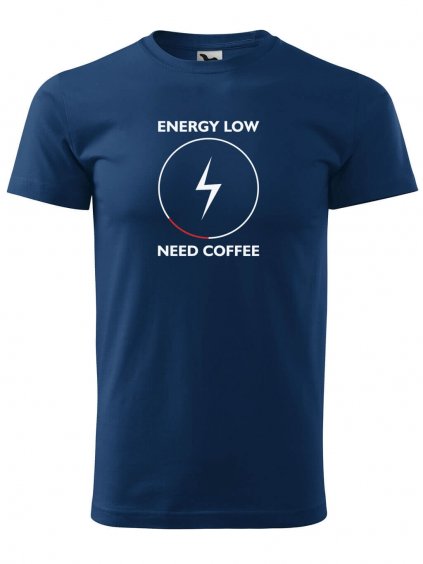 Pánské tričko s potiskem Need coffe