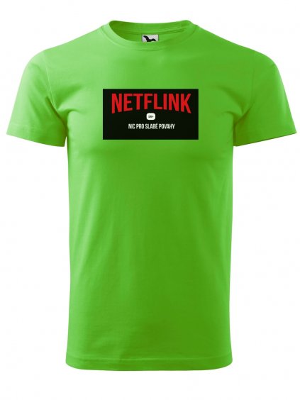 Pánské tričko s potiskem Netflink
