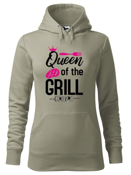 Dámská mikina Queen of the grill