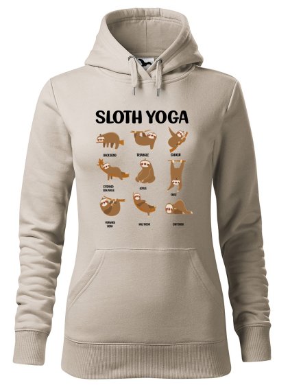 Dámská mikina Sloth yoga