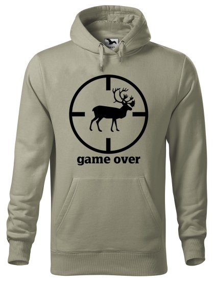 Pánská mikina s potiskem Game over
