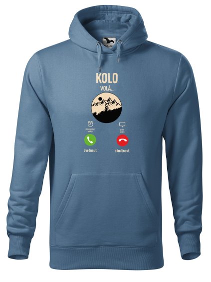 Pánská mikina s potiskem Kolo volá