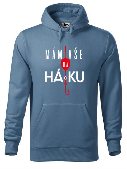 Pánská mikina s potiskem Mám vše na háčku