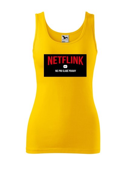 Dámské tílko s potiskem Netflink