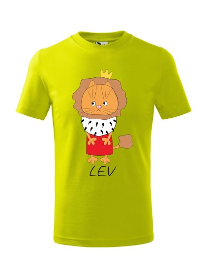 Dětské tričko Zvěrokruh kočky Lev