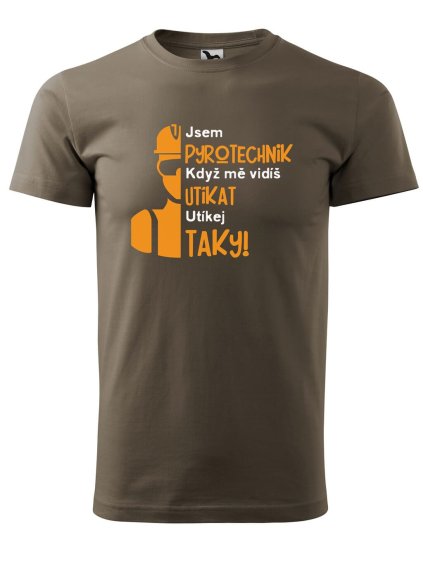 Pánské tričko s potiskem Pyrotechnik
