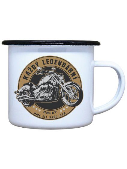 Plecháček Legendární chlap motorka