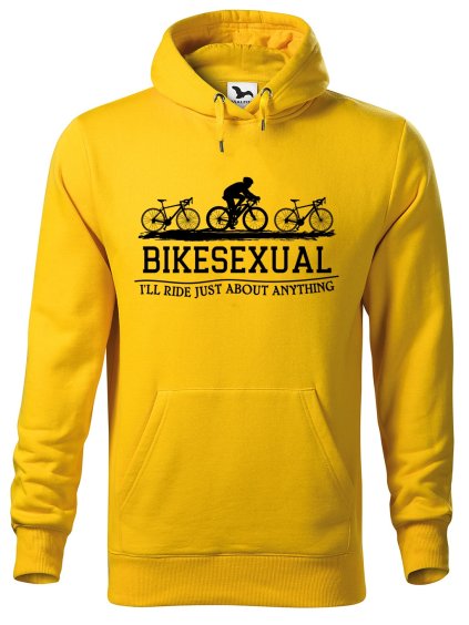 Pánská mikina s potiskem Bikesexual