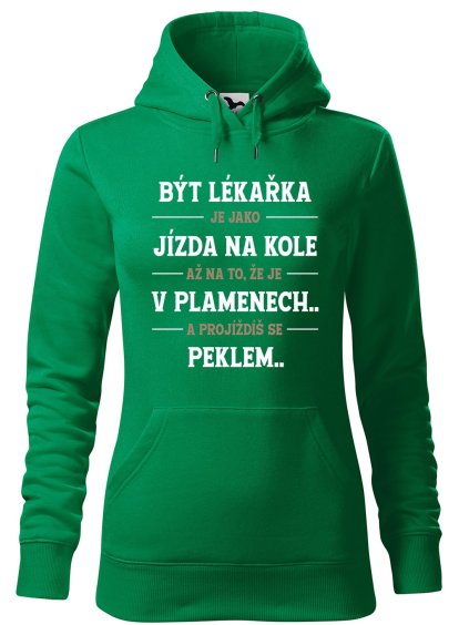 Dámská mikina Být lékařka