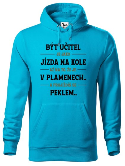 Pánská mikina s potiskem Být učitel