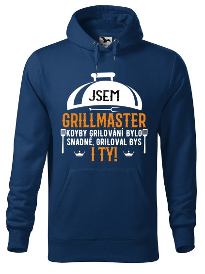Pánská mikina s potiskem Jsem grillmaster