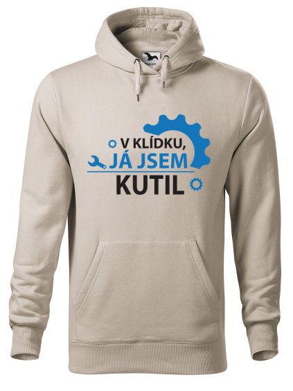 Pánská mikina s potiskem Jsem kutil
