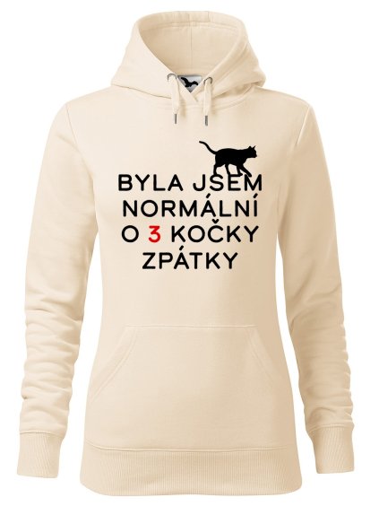 Dámská mikina Byla jsem normální