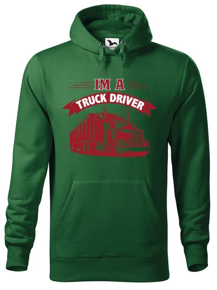 Pánská mikina s potiskem Truck driver