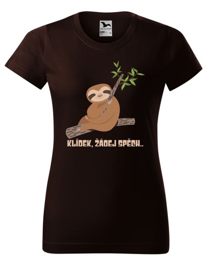 Dámské tričko s potiskem Klídek