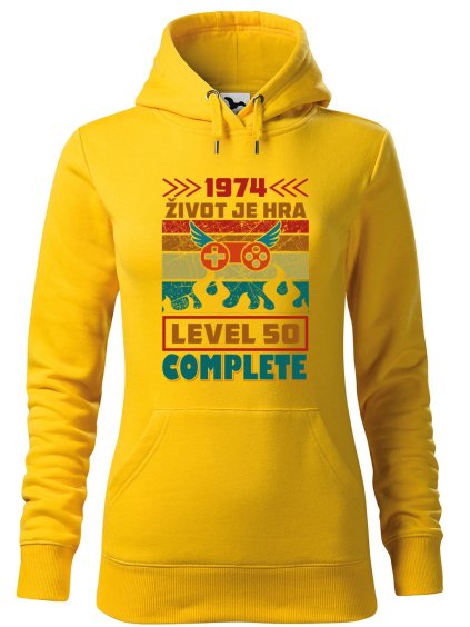 Dámská mikina Život je hra (Barva dámské mikiny Malfini Cape Bílá, Velikost - žena NOVÉ 2XL)