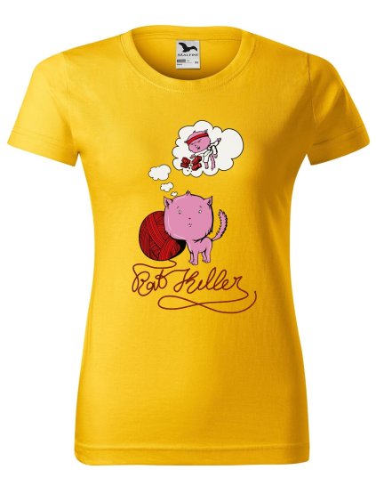 Dámské tričko Kočičí sen (Barva trička - ženy (NOVÉ) Apple green, Velikost - všechny NOVÉ 2XL)