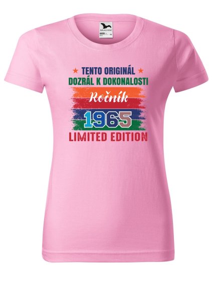 Dámské narozeninové tričko Ročník dozrál (Barva trička - ženy (NOVÉ) Apple green, Velikost - všechny NOVÉ 2XL)