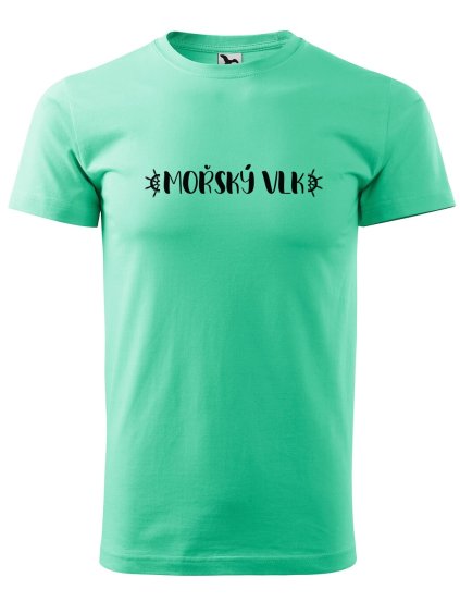 Pánské tričko s potiskem Mořský vlk (Barva trička (muži) NOVÉ Apple green, Velikost - všechny NOVÉ 2XL)