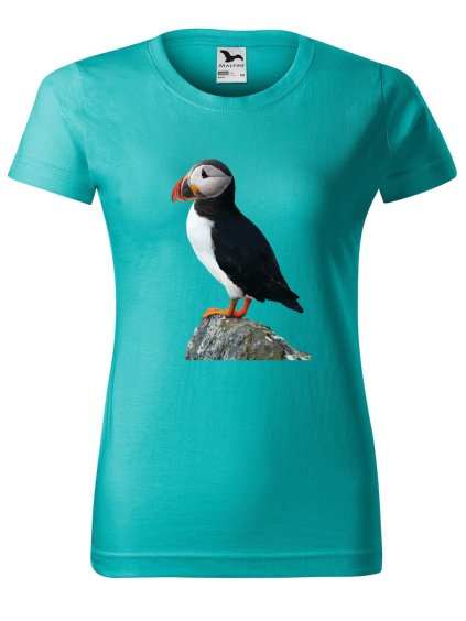 Dámské tričko s potiskem Papuchálek (Barva trička - ženy (NOVÉ) Apple green, Velikost - všechny NOVÉ 2XL)