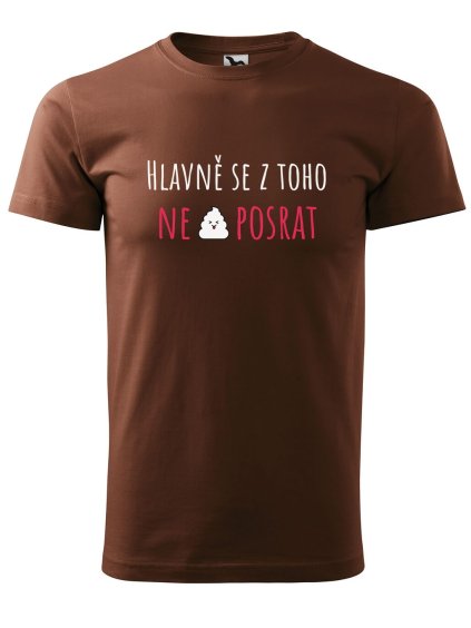 Pánské tričko s potiskem Hlavně se z toho336 (Barva trička (muži) NOVÉ Apple green, Velikost - všechny NOVÉ 2XL)