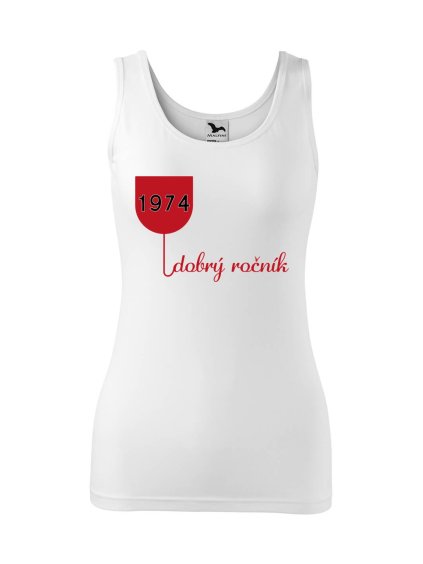 Dámské tílko s potiskem Dobrý ročník (Velikost 2XL, Ženy vodácká tílka Apple green)