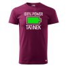 Pánské tričko s potiskem - 100% power tatínek