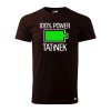 Pánské tričko s potiskem - 100% power tatínek