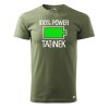 Pánské tričko s potiskem - 100% power tatínek