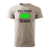 Pánské tričko s potiskem - 100% power tatínek