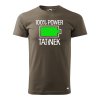 Pánské tričko s potiskem - 100% power tatínek