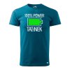 Pánské tričko s potiskem - 100% power tatínek