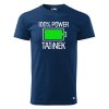 Pánské tričko s potiskem - 100% power tatínek