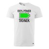 Pánské tričko s potiskem - 100% power tatínek