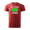 Pánské tričko s potiskem - 100% power tatínek
