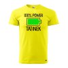 Pánské tričko s potiskem - 100% power tatínek