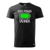 Pánské tričko s potiskem - 100% power tatínek