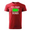 Pánské tričko s potiskem - 100% power tatínek