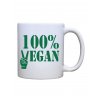hrnek 100 vegan zelená