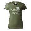 Dámské tričko s potiskem Byla jsem normální