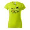 Dámské tričko s potiskem Byla jsem normální