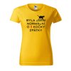 Dámské tričko s potiskem Byla jsem normální