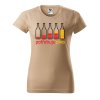 Dámské tričko s potiskem Potřebuju pivo